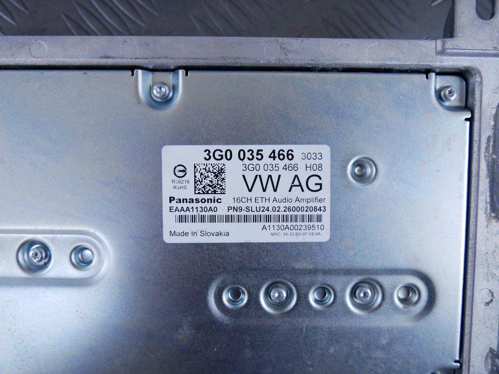 Wzmacniacz Audio DSP 3G0035466 VW Passat B8 Arteon Skoda Superb III OE