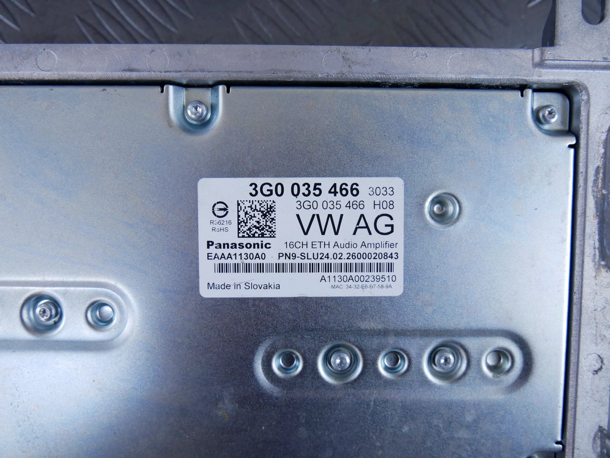 Wzmacniacz Audio DSP 3G0035466 VW Passat B8 Arteon Skoda Superb III OE