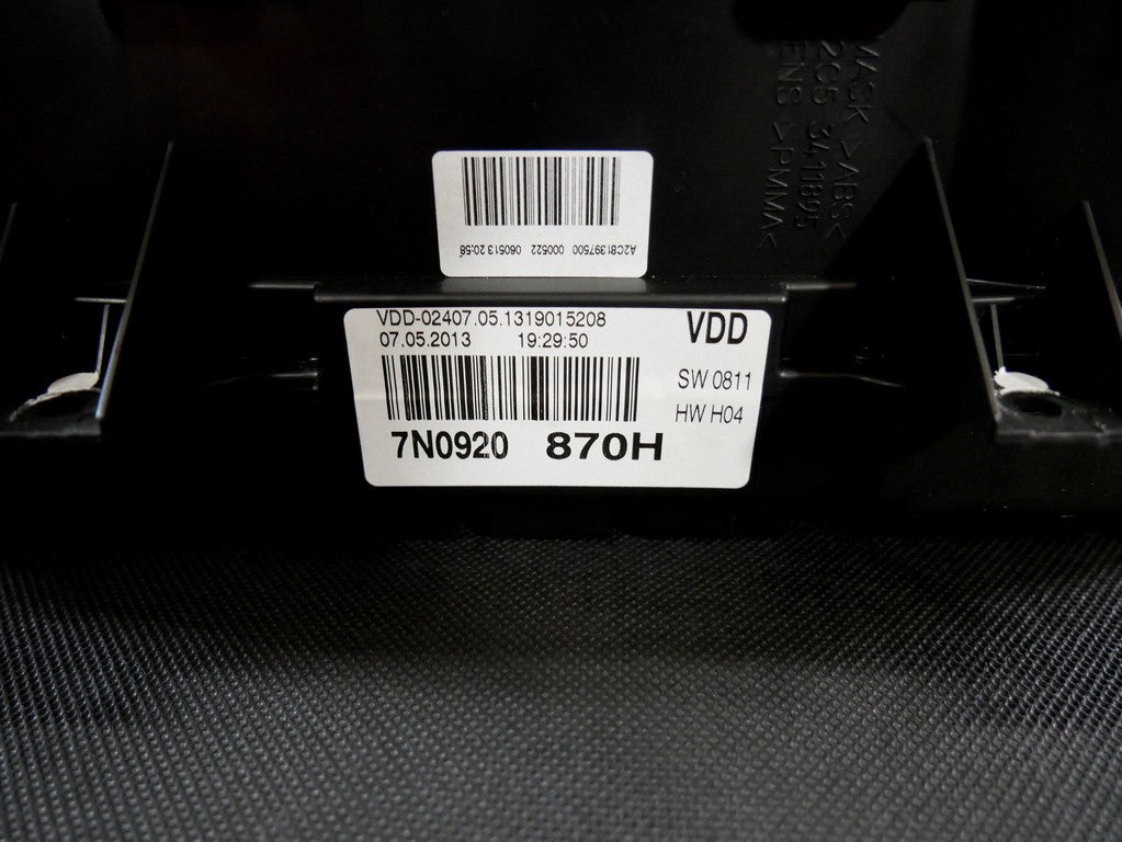 Licznik 7N0920870H VW SHARAN 7N 2.0 TSI