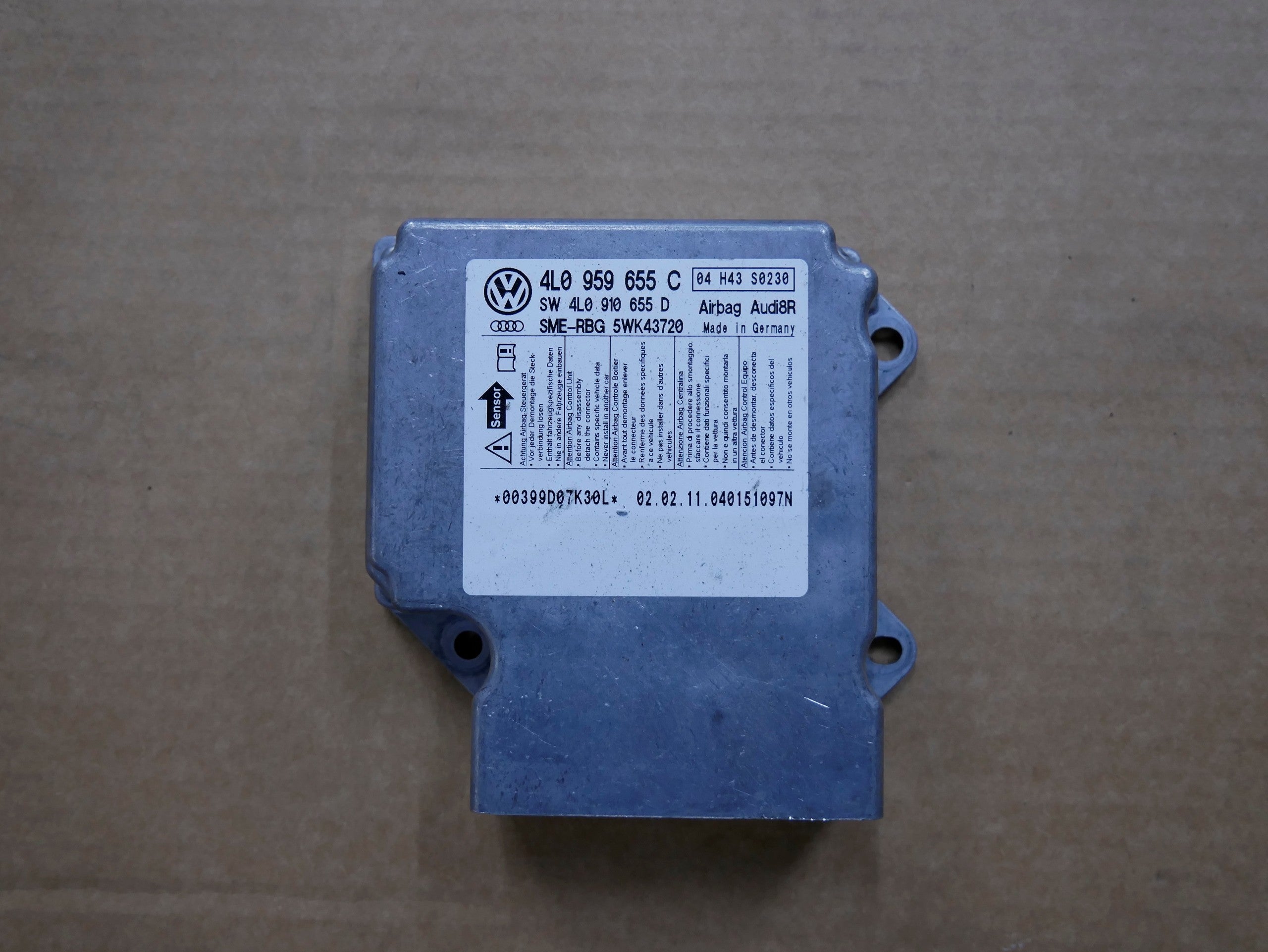 AUDI Q7 4L0 LIFT sensor AIRBAG 4L0959655C