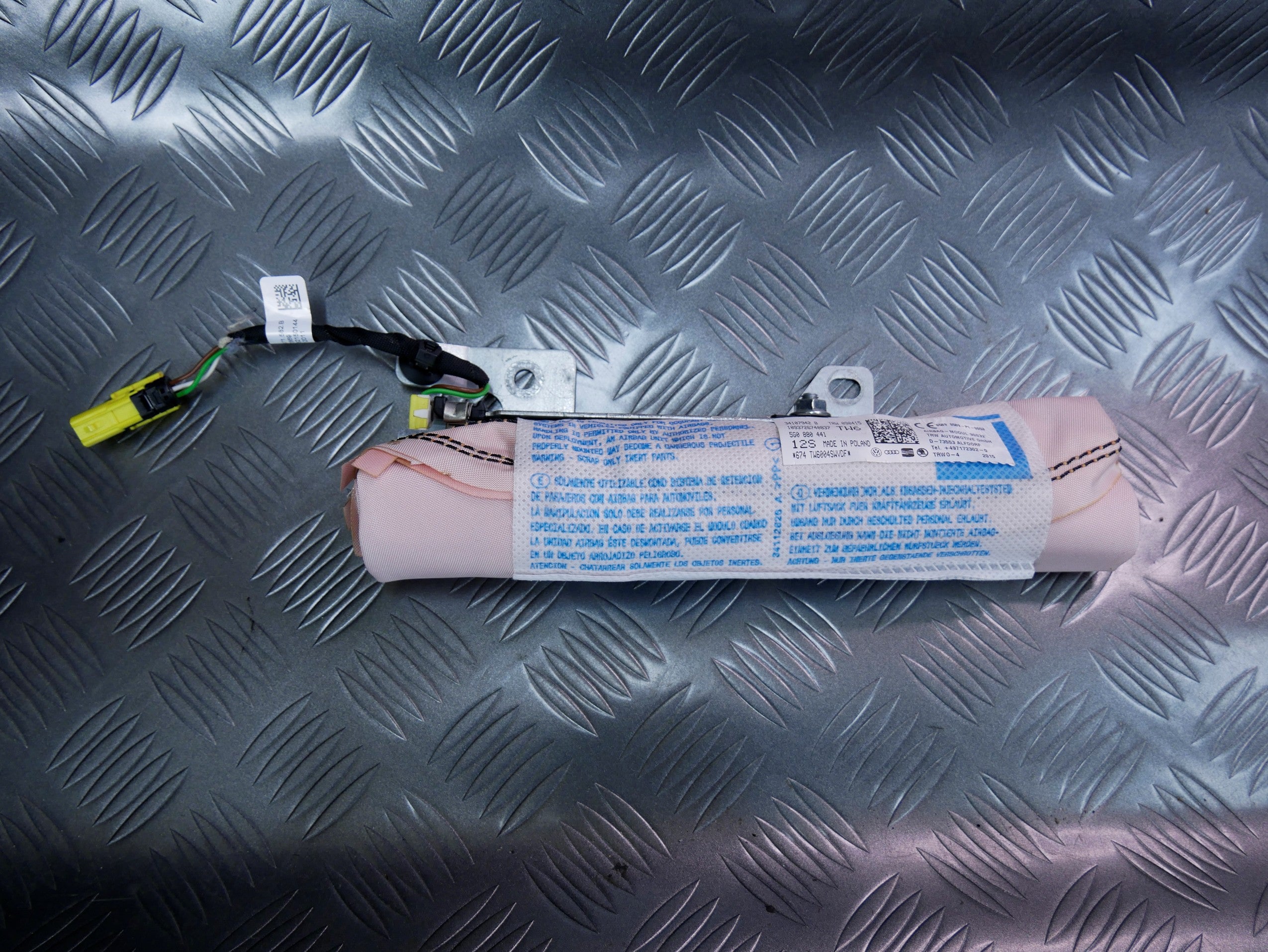 GOLF VII airbag poduszka fotela tył lewa 5G0880441