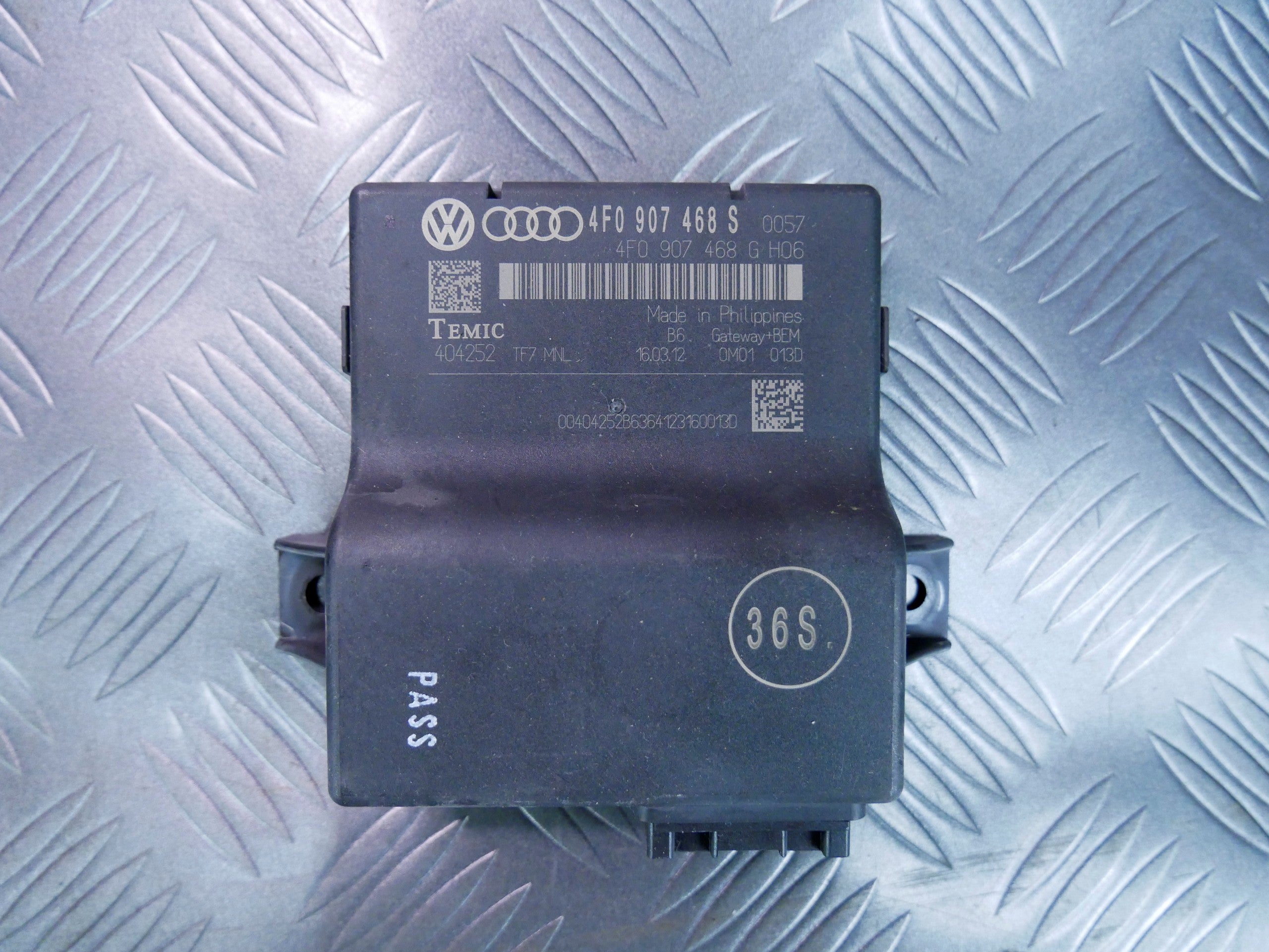 Moduł sterownik GATEWAY 4F0907468S AUDI Q7 4L LIFT