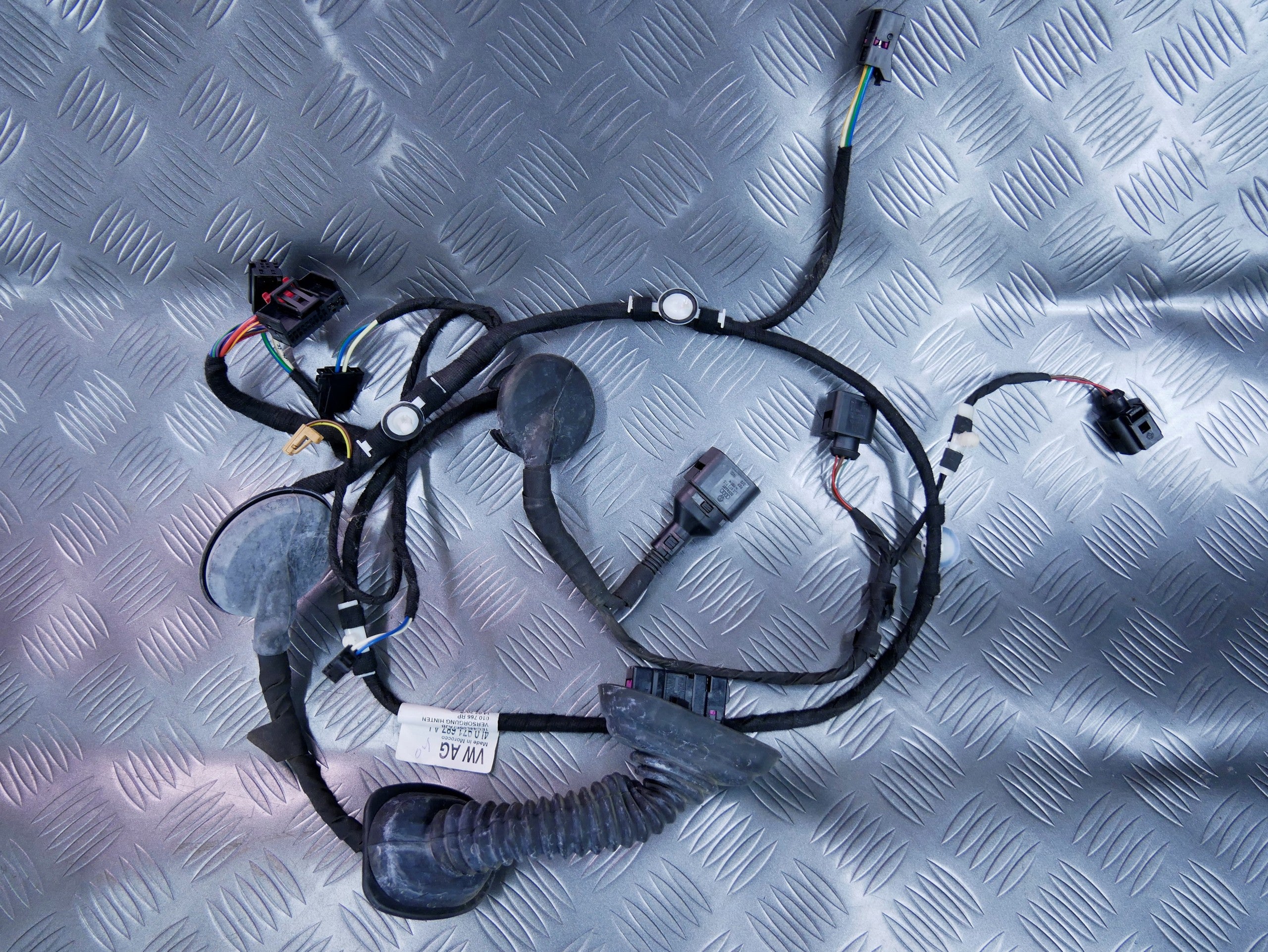 Instalacja wiązka drzwi tył tylna lewa 4L0971687AJ AUDI Q7 4L LIFT