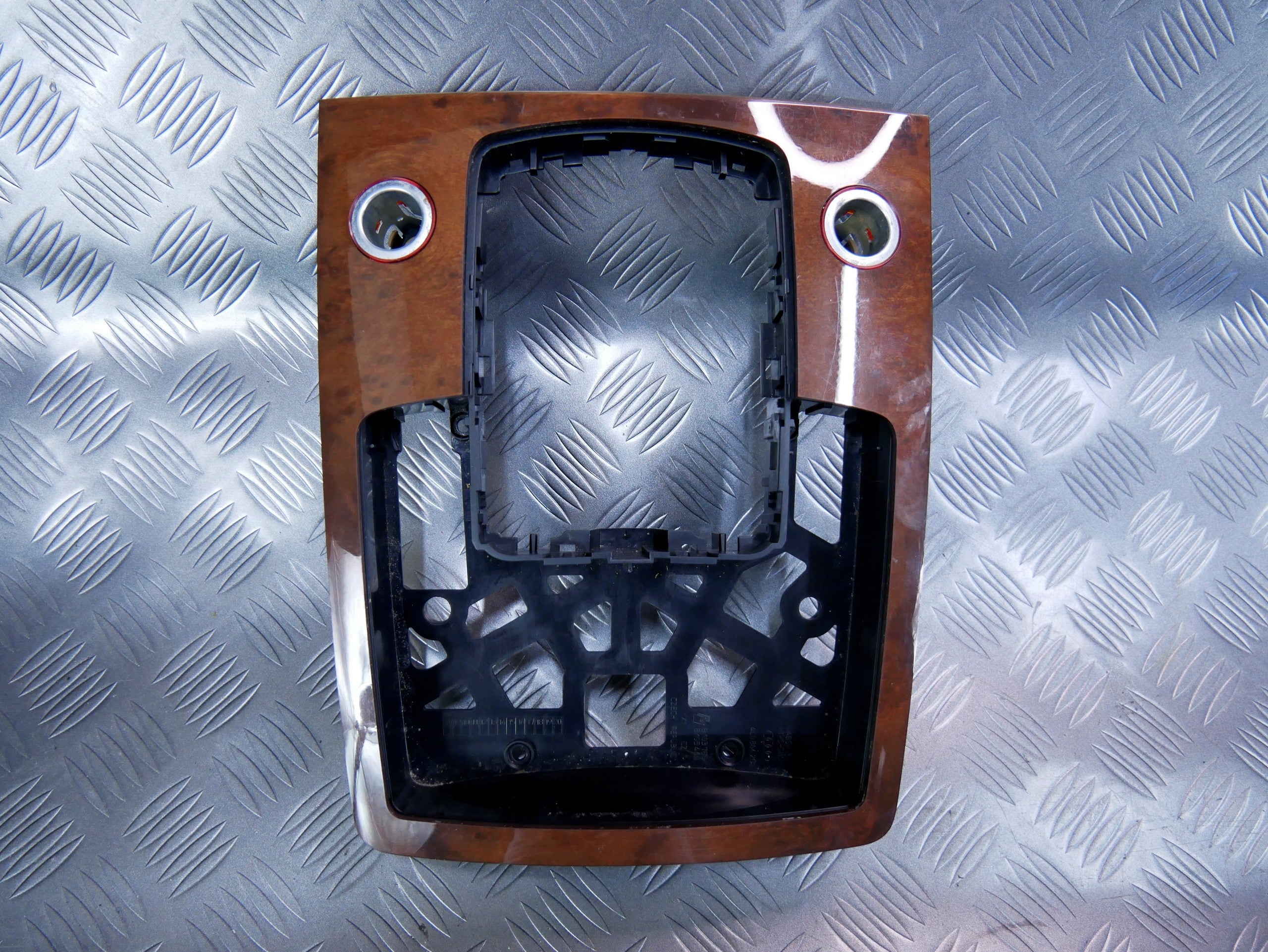 Ramka tunelu biegów dekor drewno 4L0864261E 1B4 AUDI Q7 4L LIFT