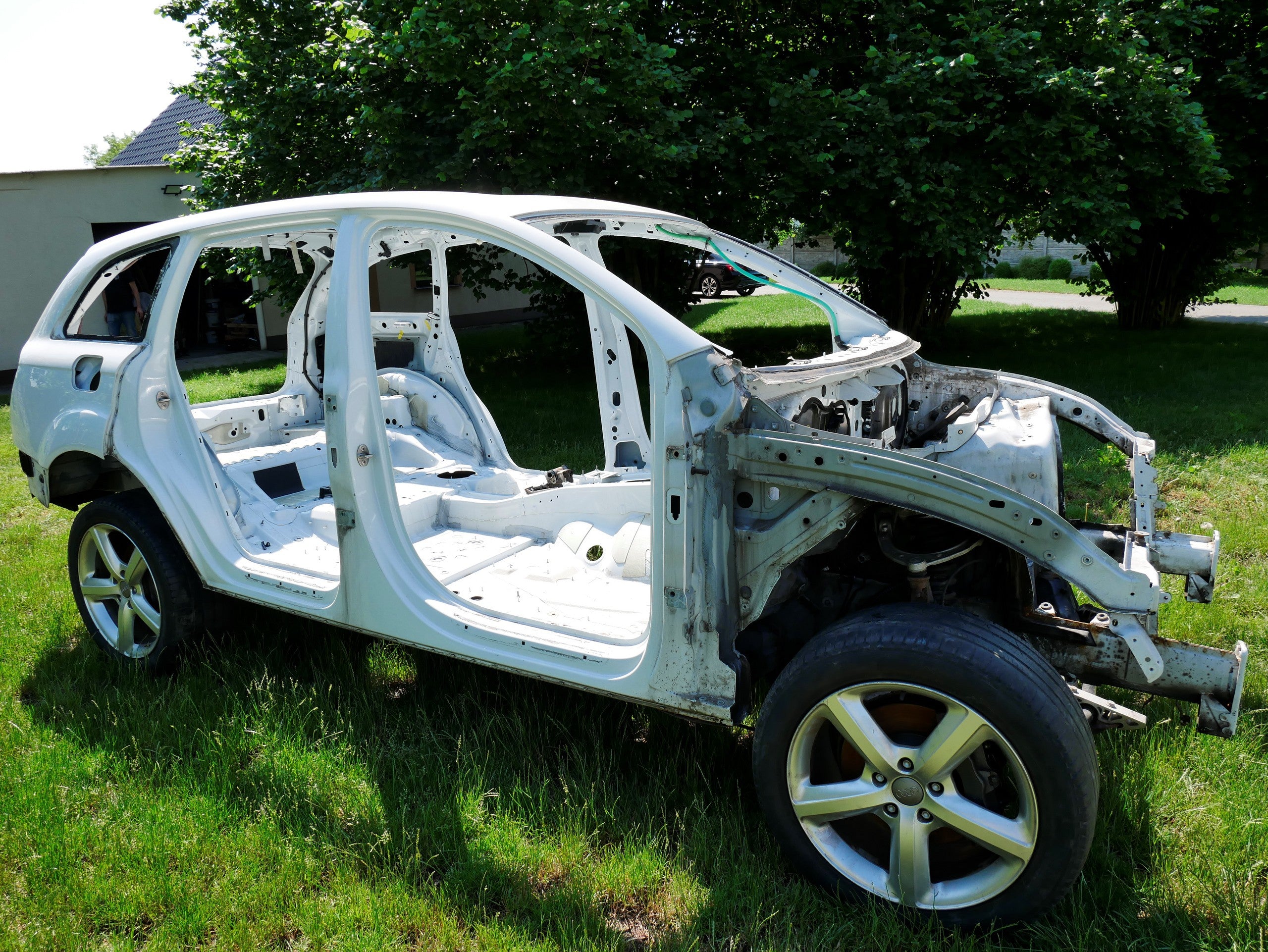 Ćwiartka podłużnica przód przednia prawa AUDI Q7 4L LIFT