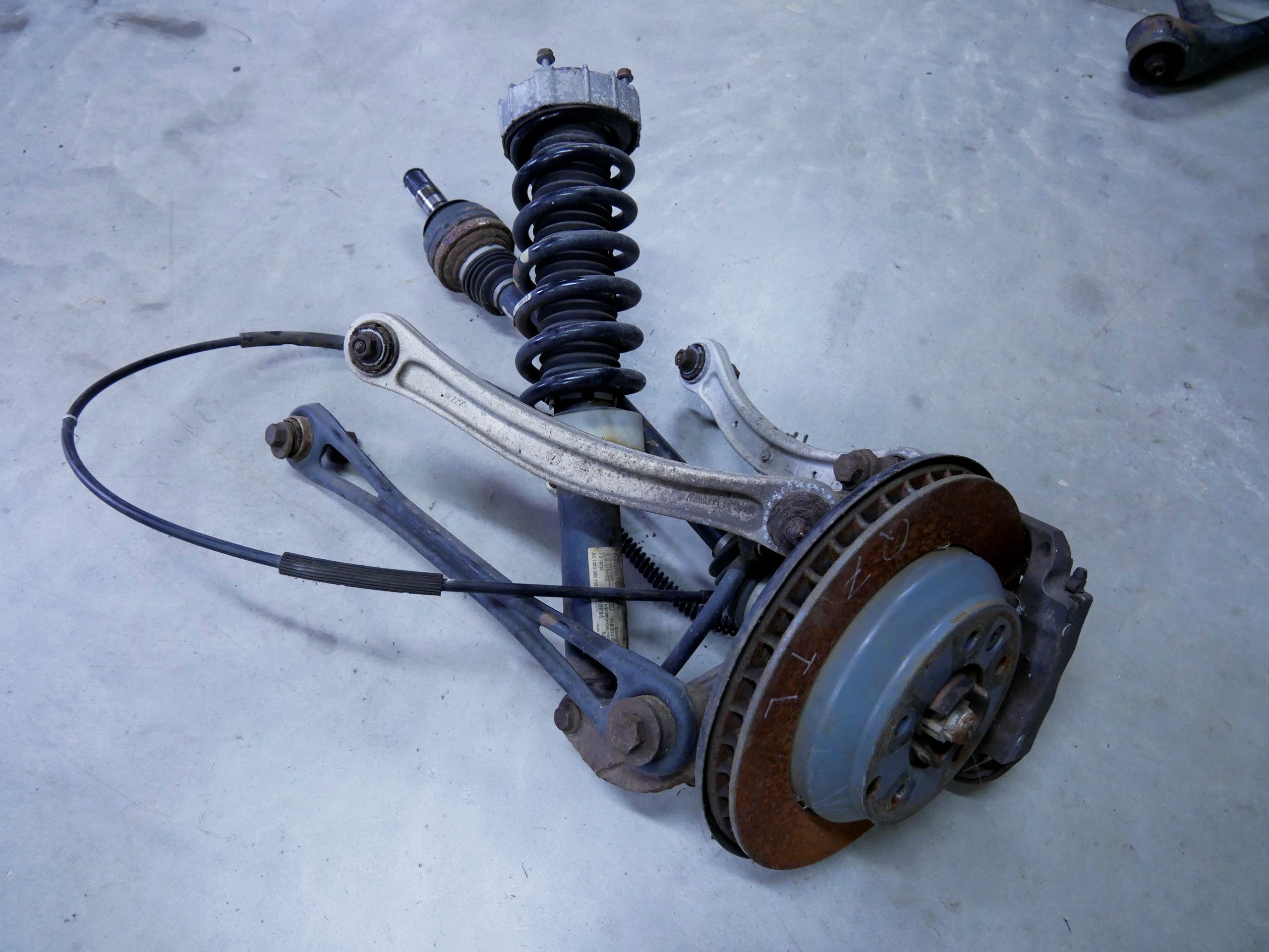 Zawieszenie tył tylne prawe zwykłe AUDI Q7 4L LIFT 3.0 TFSI