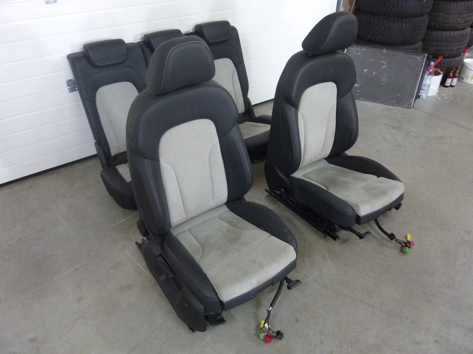 Fotele skóra ALCANTARA AUDI SQ5 8R0