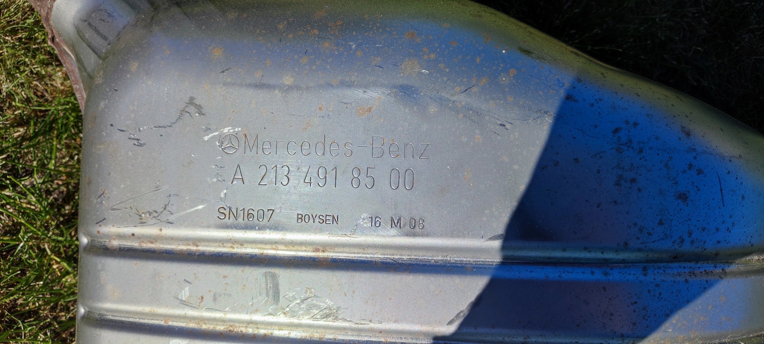 Tłumik wydech A2134918500 A2134920500 MERCEDES E-klasa W213 E220D