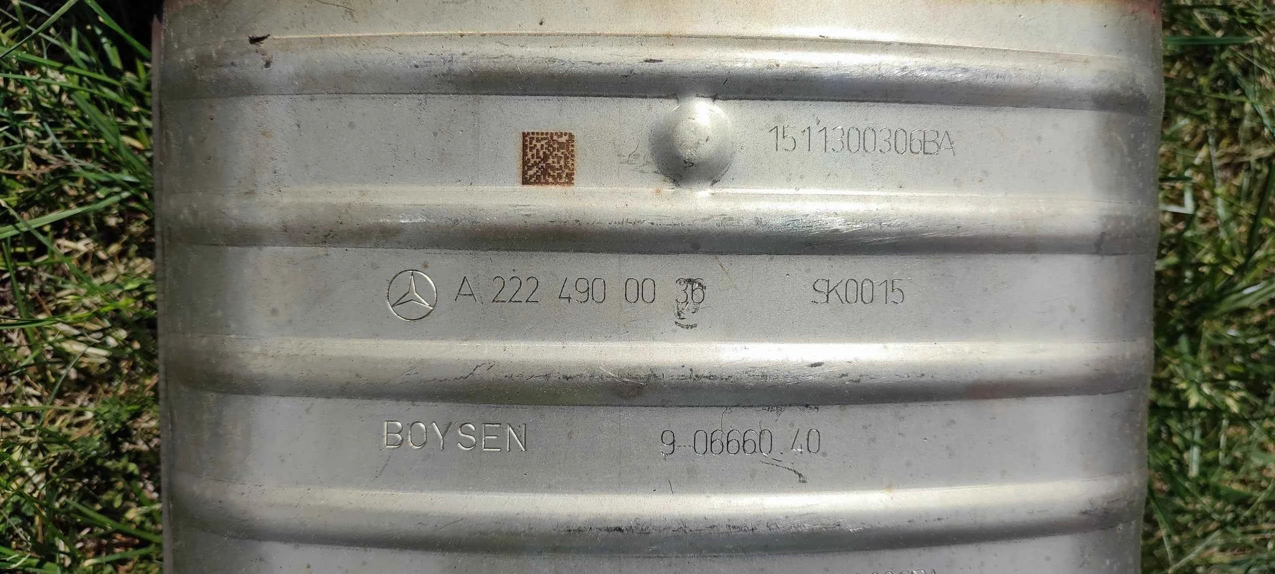 Tłumik wydech A2224900036 Mercedes S350 W222