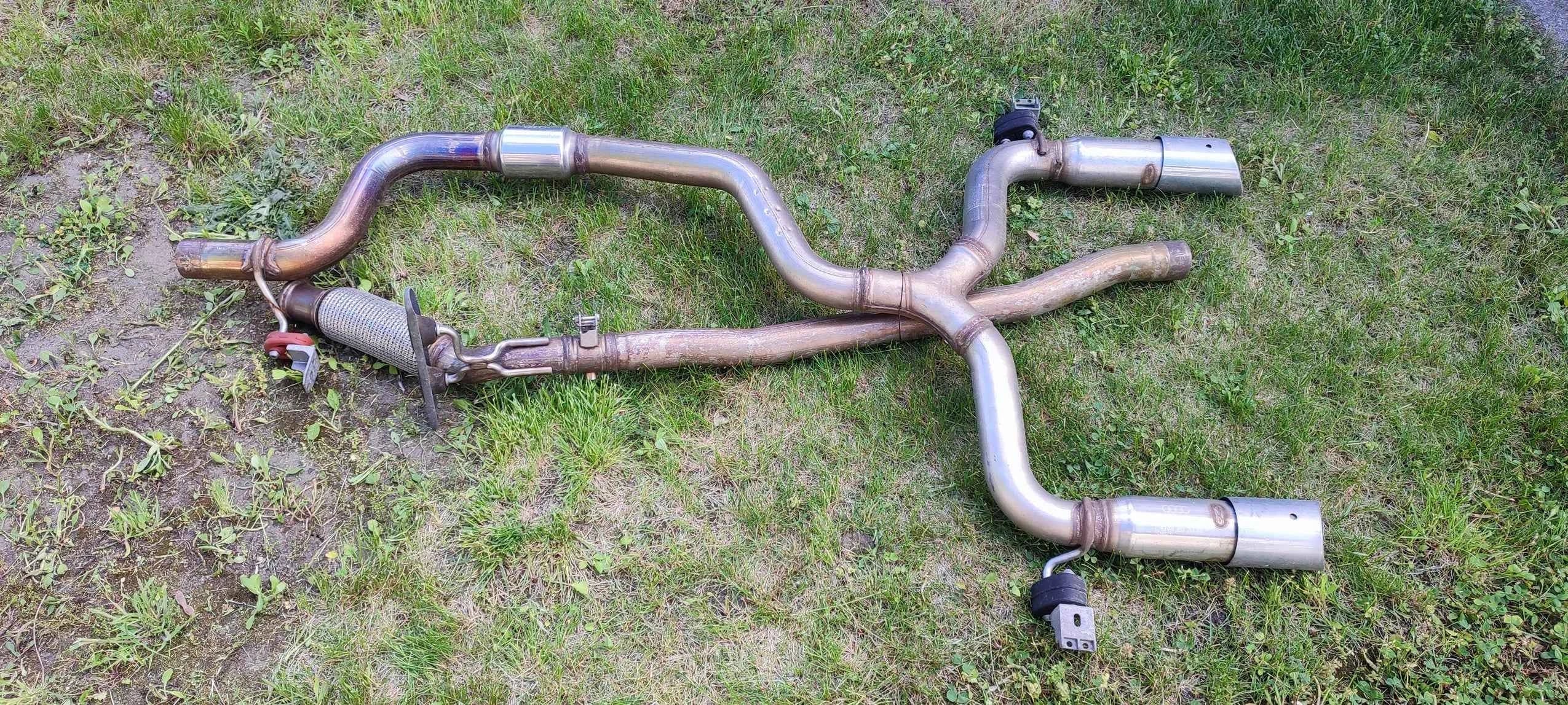 Tłumik wydech 8S0253411B 8S0253181B AUDI TT 8S 2.0 TDI
